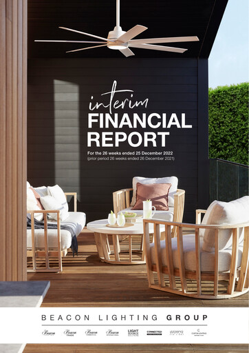 Thumbnail Beacon Lighting Group Half-year Report 2023-h1