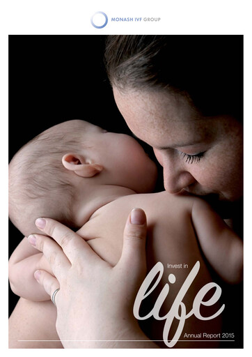 Thumbnail Monash IVF Group Annual Report 2015