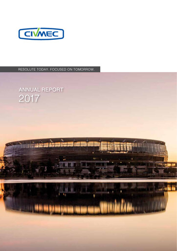 Thumbnail Civmec Limited Annual Report 2017