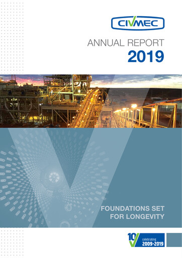 Thumbnail Civmec Limited Annual Report 2019