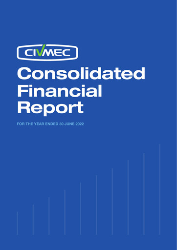 Miniature Civmec Limited Rapport financier 2022