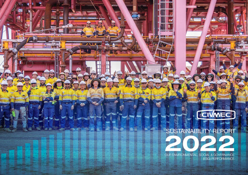 Thumbnail Civmec Limited Sustainability Report 2022