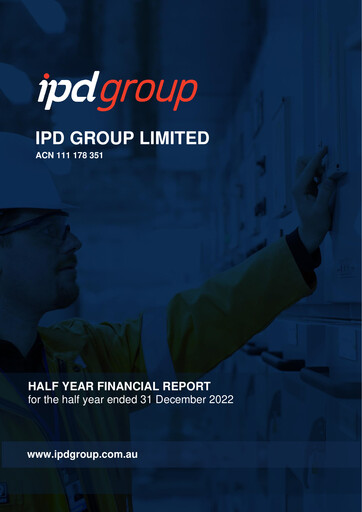 Thumbnail IPD Group Limited Financial Report 2023-h1