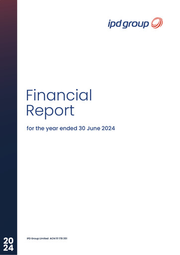 Thumbnail IPD Group Limited Financial Report 2024