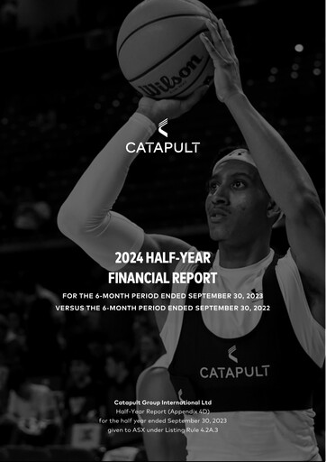 Thumbnail Catapult Group International Financial Report 2024-h1