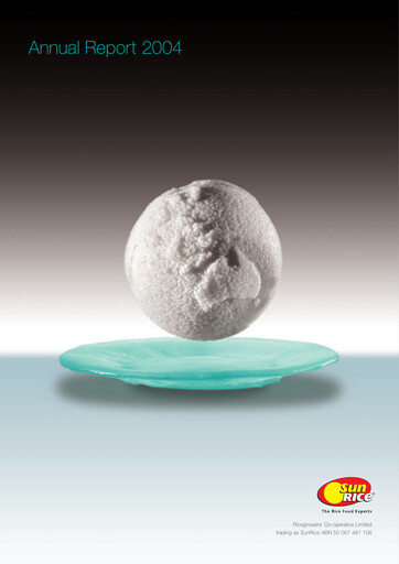 Thumbnail Ricegrowers Limited Annual Report 2004