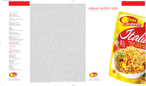 Thumbnail Ricegrowers Limited Annual Report 2005