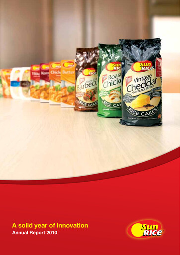 Thumbnail Ricegrowers Limited Annual Report 2010