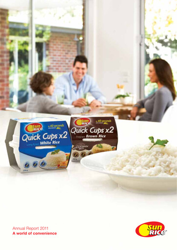 Thumbnail Ricegrowers Limited Annual Report 2011