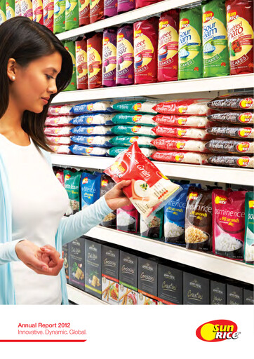 Thumbnail Ricegrowers Limited Annual Report 2012