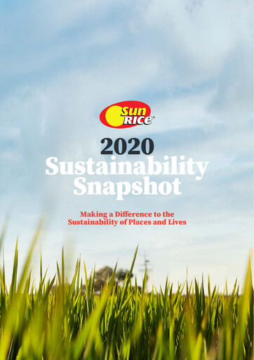 Thumbnail Ricegrowers Limited Sustainability Report 2020