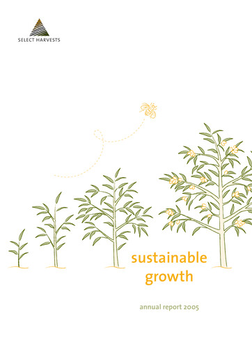 Thumbnail Select Harvests Limited Annual Report 2005