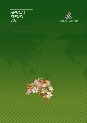 Thumbnail Select Harvests Limited Annual Report 2011