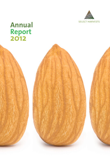 Thumbnail Select Harvests Limited Annual Report 2012