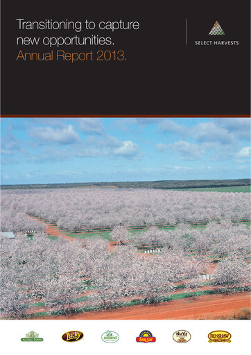 Thumbnail Select Harvests Limited Annual Report 2013
