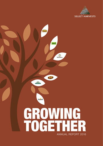 Thumbnail Select Harvests Limited Annual Report 2016