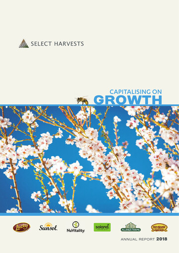 Thumbnail Select Harvests Limited Annual Report 2018