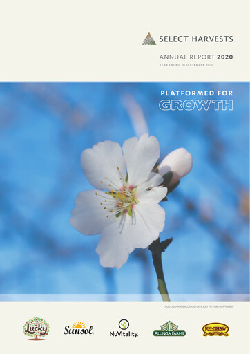 Thumbnail Select Harvests Limited Annual Report 2020