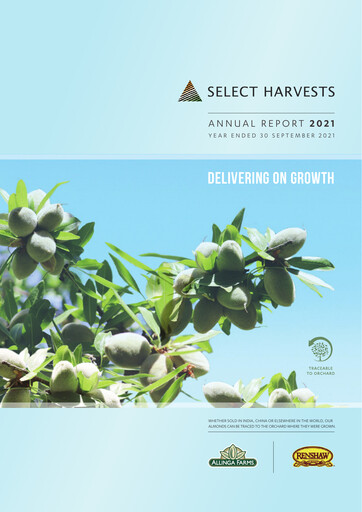 Thumbnail Select Harvests Limited Annual Report 2021