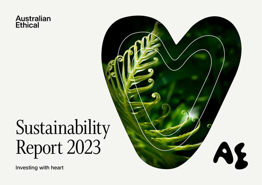 Vorschaubild Australian Ethical Investment Limited Nachhaltigkeitsbericht 2023
