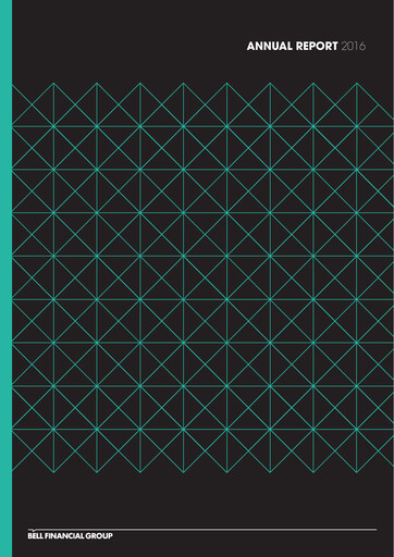 Thumbnail Bell Financial Group Annual Report 2016