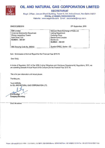 Thumbnail Oil & Natural Gas

 Annual Report 2015-2016