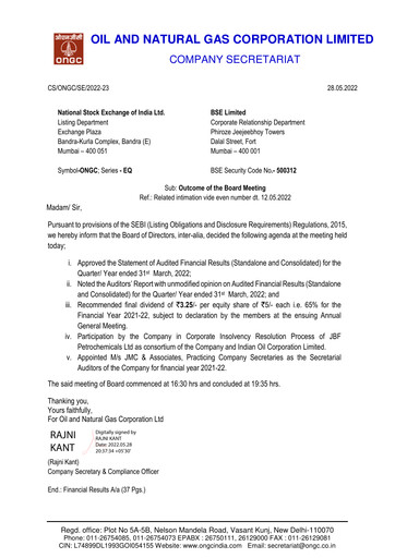 Thumbnail Oil & Natural Gas

 Financial Statement 2021-2022