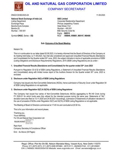 Thumbnail Oil & Natural Gas

 Quarterly Report 2023-q1
