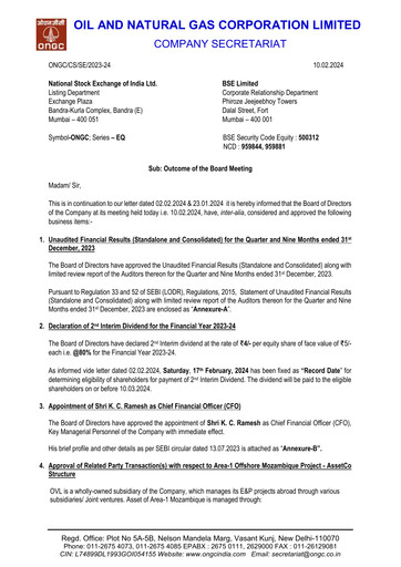 Thumbnail Oil & Natural Gas

 Quarterly Report 2023-q3