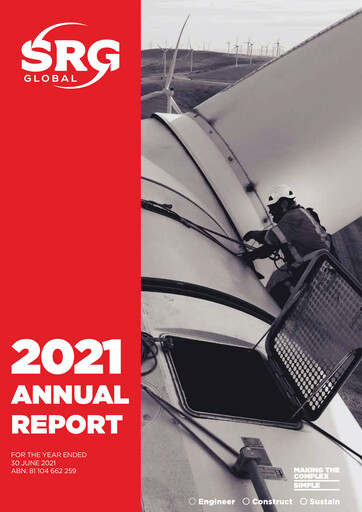 Thumbnail SRG Global Limited Annual Report 2021