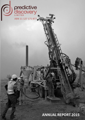 Thumbnail Predictive Discovery Limited Annual Report 2015