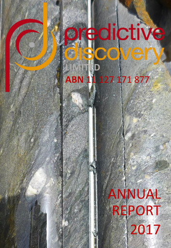 Thumbnail Predictive Discovery Limited Annual Report 2017