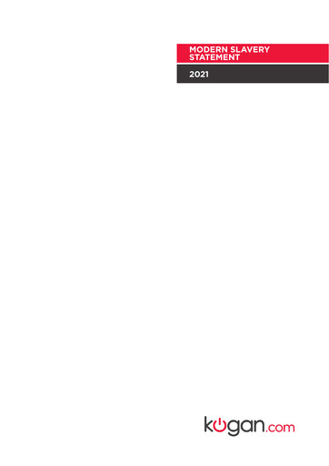 Thumbnail Kogan.com Ltd Sustainability Report 2021