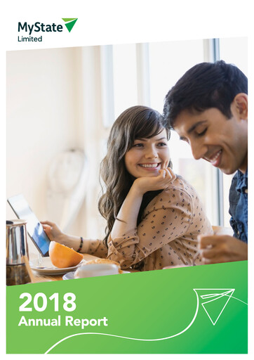 Thumbnail MyState Limited Annual Report 2018