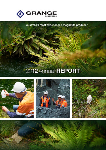 Thumbnail Grange Resources Annual Report 2012