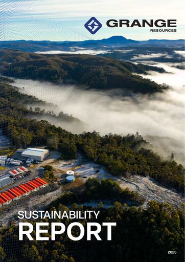 Thumbnail Grange Resources Sustainability Report 2025