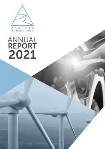 Thumbnail Arafura Rare Earths Annual Report 2021