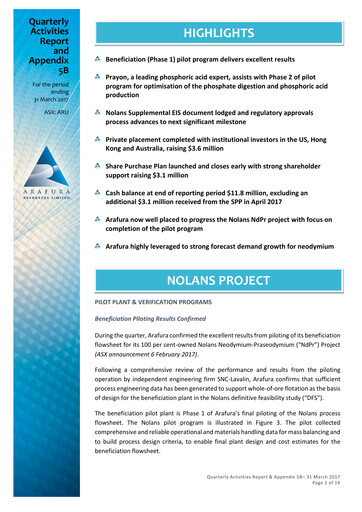 Thumbnail Arafura Rare Earths Quarterly Report 2017-q1