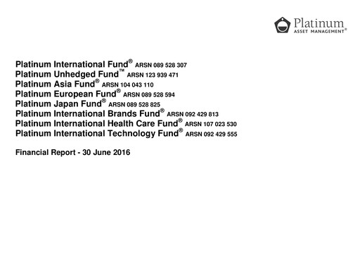 Vorschaubild Platinum Capital Finanzmitteilung 2016