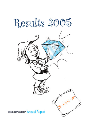 Thumbnail Servcorp Limited Annual Report 2005