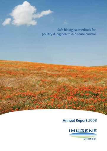 Thumbnail Imugene Annual Report 2008