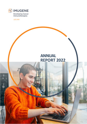 Thumbnail Imugene Annual Report 2022
