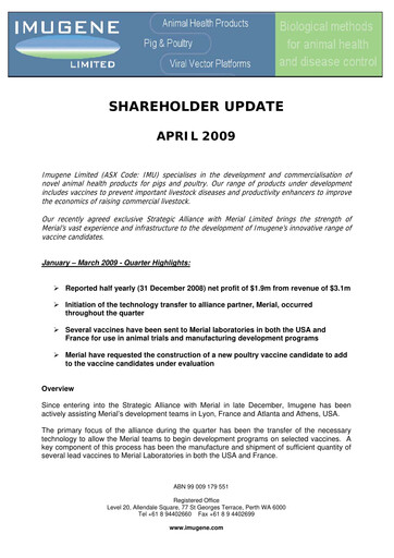 Thumbnail Imugene Quarterly Report 2009-q3