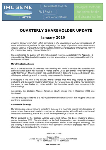 Thumbnail Imugene Quarterly Report 2010-q2