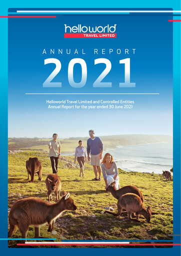 Thumbnail Helloworld Travel Annual Report 2021