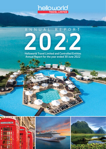 Thumbnail Helloworld Travel Annual Report 2022