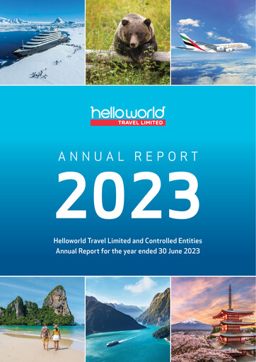Thumbnail Helloworld Travel Annual Report 2023