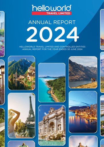 Thumbnail Helloworld Travel Annual Report 2024