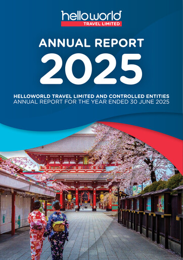 Thumbnail Helloworld Travel Annual Report 2025