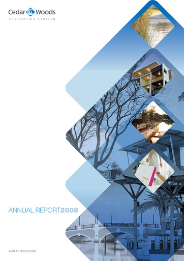 Thumbnail Cedar Woods Properties Limited Annual Report 2008